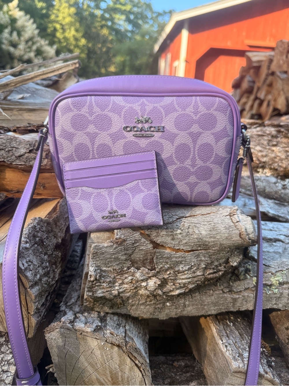 Coach Jamie Mini Camera Bag and Slim card case